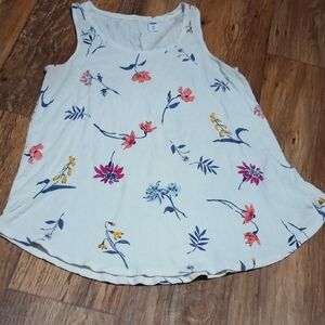 Floral Print Sleeveless Top